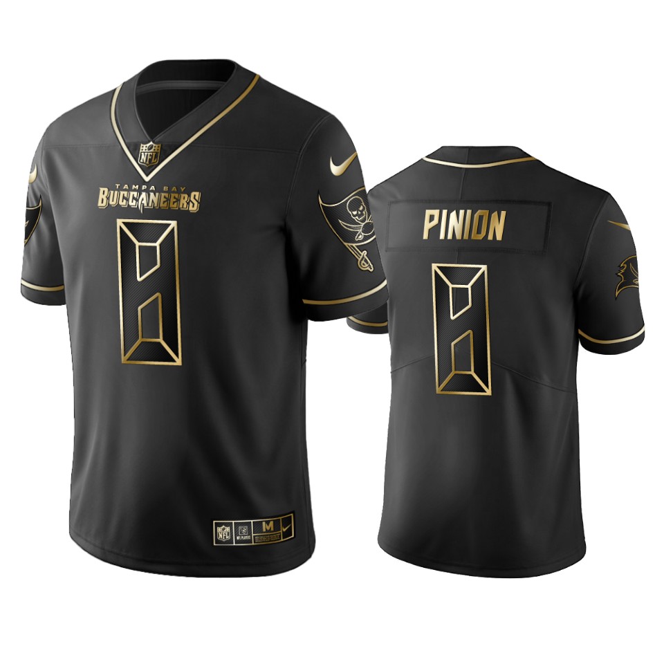 100 Bradley Pinion Buccaneers Black Golden Edition Jersey