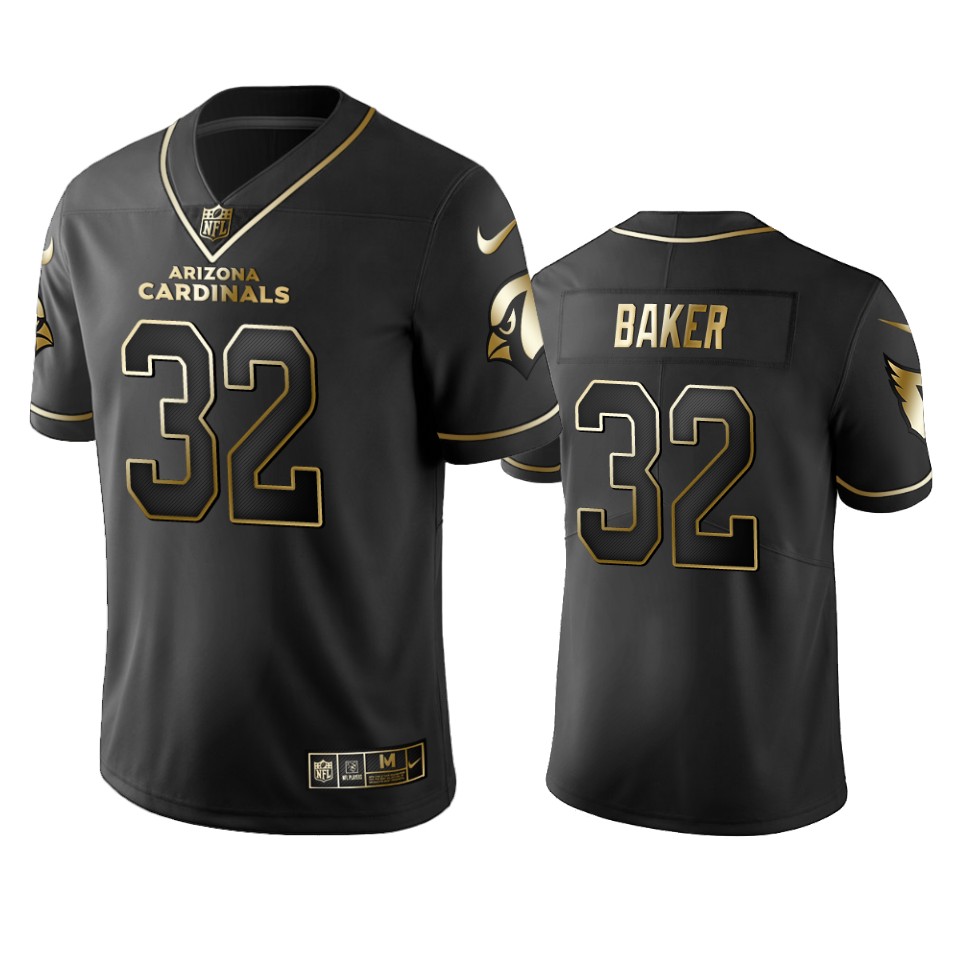 100 Commercial Budda Baker Arizona Cardinals Black Golden Edition Vapor Untouchable Limited Jersey - Men's