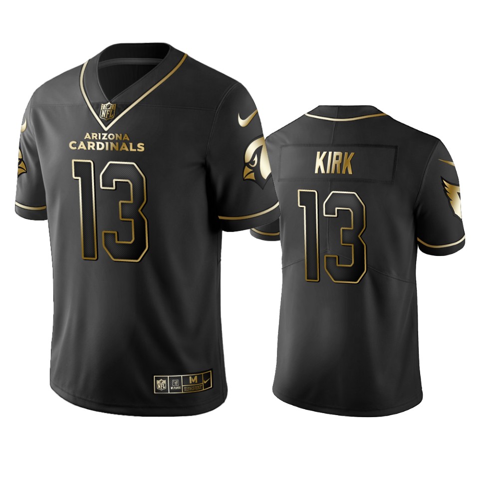 100 Commercial Christian Kirk Arizona Cardinals Black Golden Edition Vapor Untouchable Limited Jersey - Men's