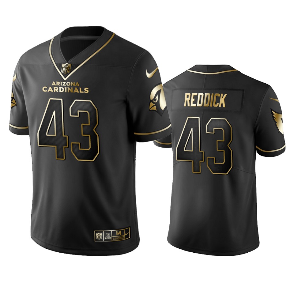 100 Commercial Haason Reddick Arizona Cardinals Black Golden Edition Vapor Untouchable Limited Jersey - Men's