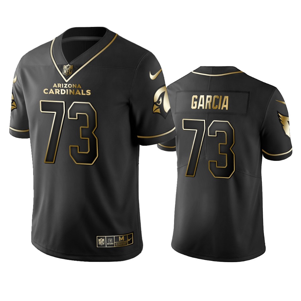 100 Commercial Max Garcia Arizona Cardinals Black Golden Edition Vapor Untouchable Limited Jersey - Men's