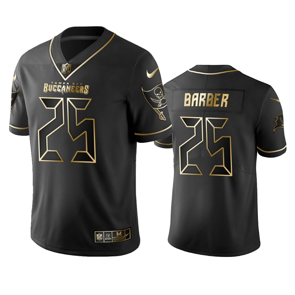 100 Commercial Peyton Barber Tampa Bay Buccaneers Black Golden Edition Vapor Untouchable Limited Jersey - Men's