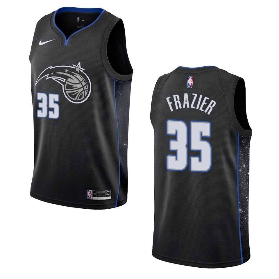 2019-20 Men Orlando Magic #35 Melvin Frazier City Edition Swingman Jersey - Black