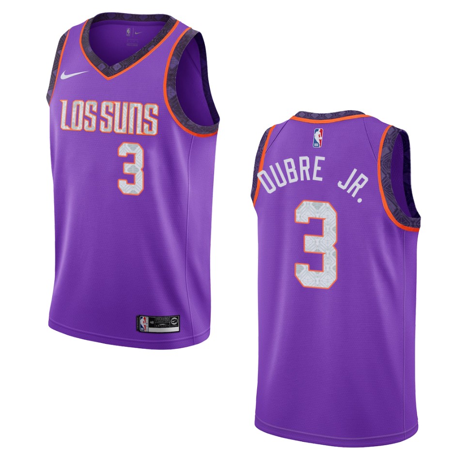 2019-20 Men Phoenix Suns #3 Kelly Oubre Jr. City Swingman Jersey - Purple