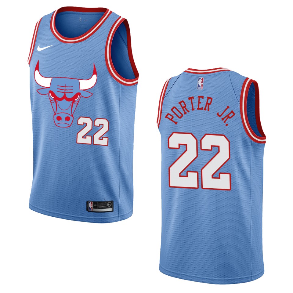 2019-20 Men's Chicago Bulls #22 Otto Porter Jr. City Edition Swingman Jersey - Blue