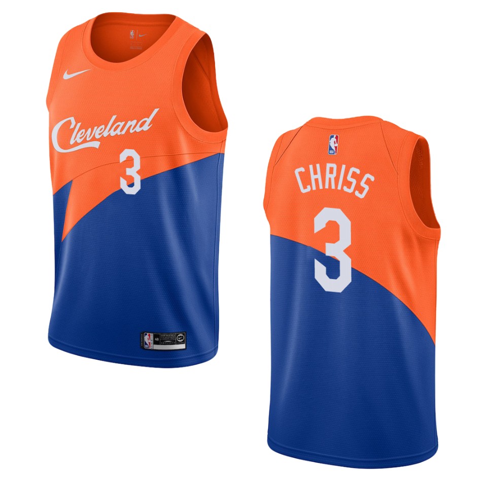 2019-20 Men's Cleveland Cavaliers #3 Marquese Chriss City Swingman Jersey - Blue
