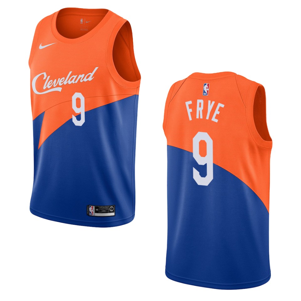 2019-20 Men's Cleveland Cavaliers #9 Channing Frye City Swingman Jersey - Blue