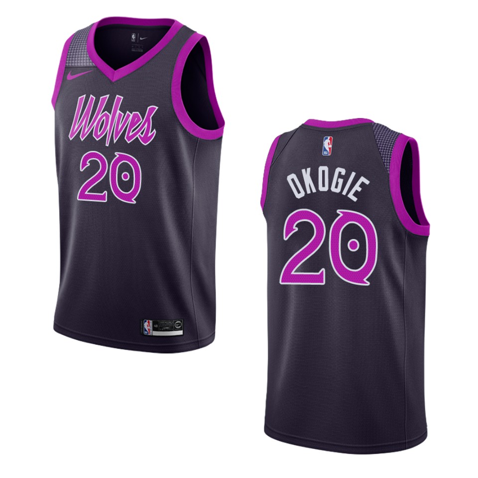 2019-20 Men's Minnesota Timberwolves #20 Josh Okogie City Swingman Jersey - Purple