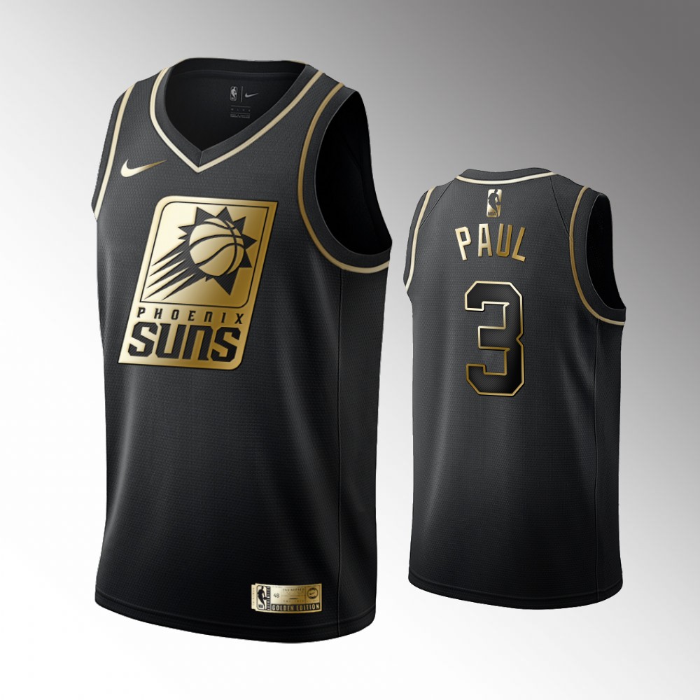 2020-21 Suns Chris Paul Golden Edition Black 2020 Trade Jersey