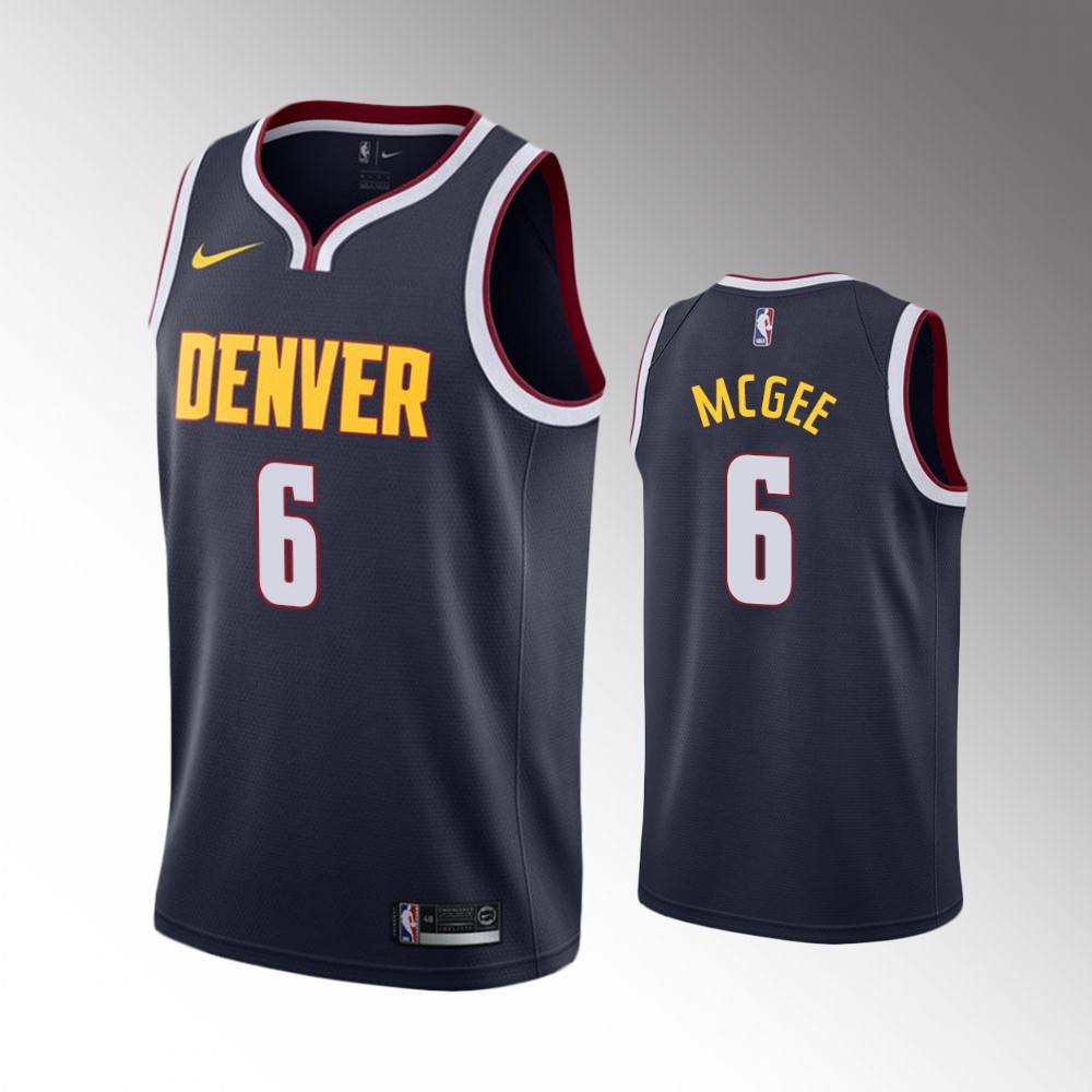 2020 Nuggets Javale Mcgee Icon Edition Navy Swingman Player Jersey