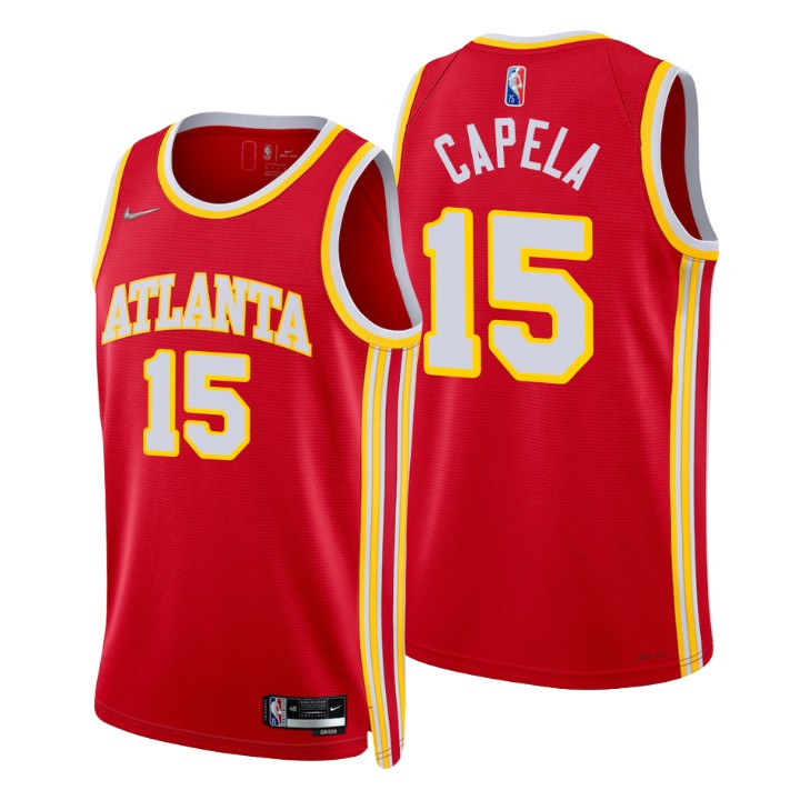 2021-22 Atlanta Hawks Clint Capela Icon 75th Anniversary Jersey