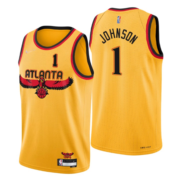 2021-22 Atlanta Hawks Jalen Johnson City 75th Anniversary Jersey