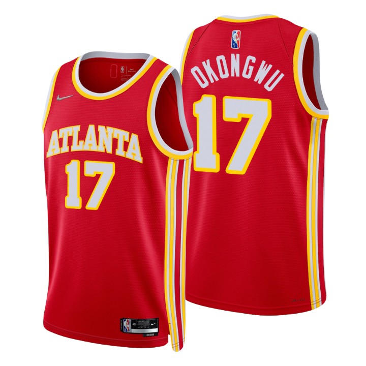 2021-22 Atlanta Hawks Onyeka Okongwu Icon 75th Anniversary Jersey