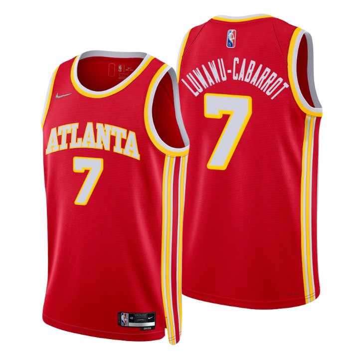 2021-22 Atlanta Hawks Timothe Luwawu-cabarrot Icon 75th Anniversary Jersey
