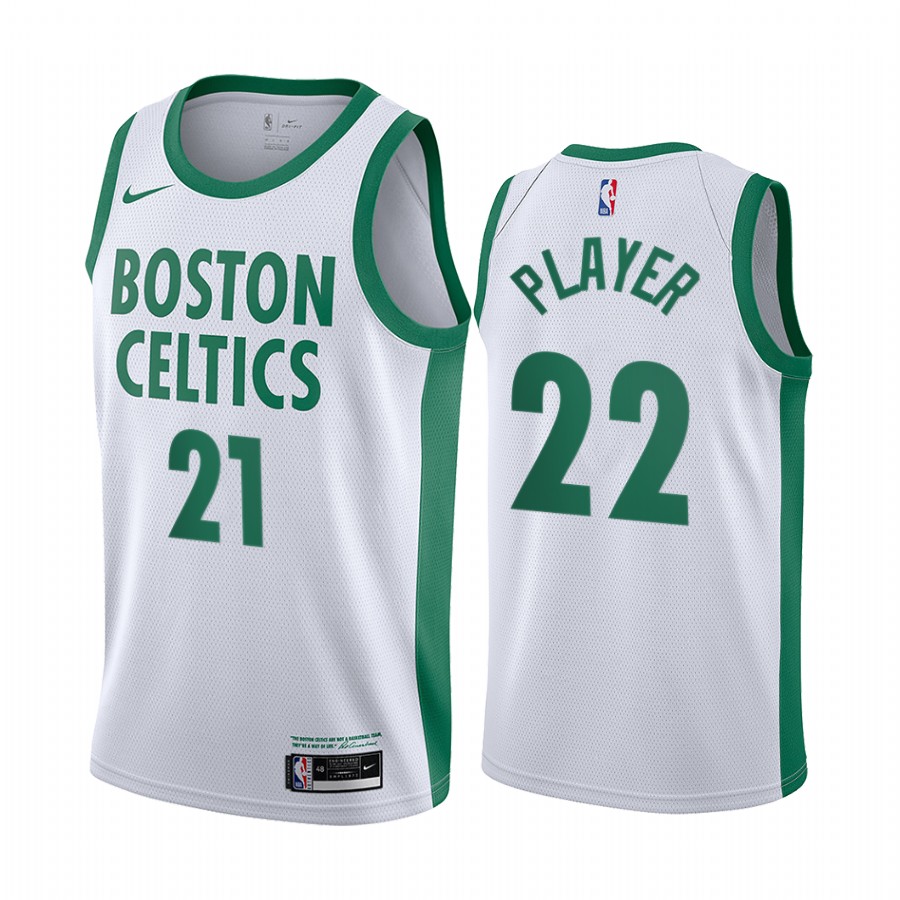 2021-22 Boston Celtics 75th Anniversary White Jersey Special Edition