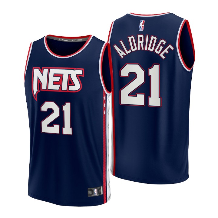 2021-22 Brooklyn Nets Lamarcus Aldridge Jersey City