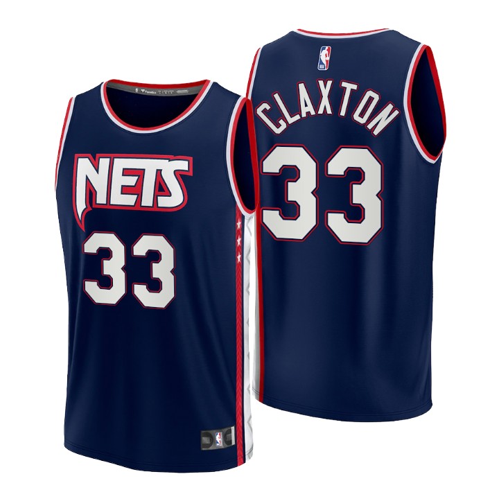 2021-22 Brooklyn Nets Nicolas Claxton Jersey City
