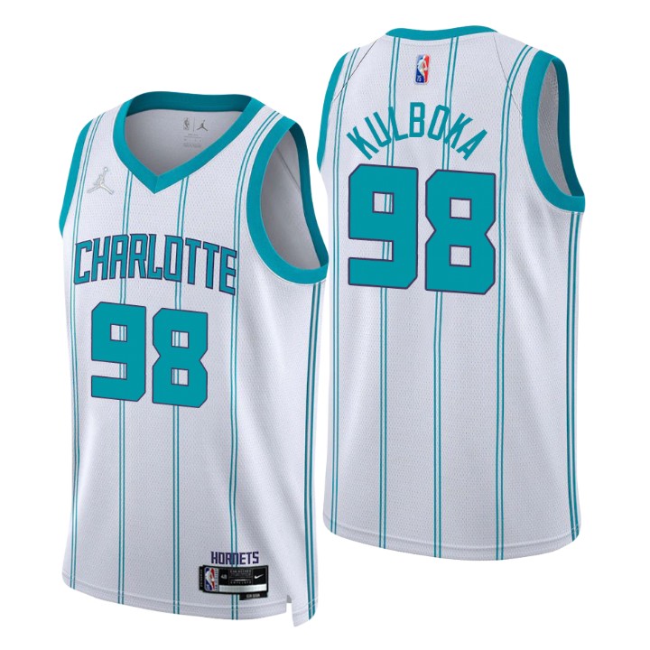 2021-22 Charlotte Hornets Arnoldas Kulboka Association 75th Anniversary Jersey