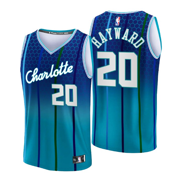 2021-22 Charlotte Hornets Gordon Hayward Jersey City
