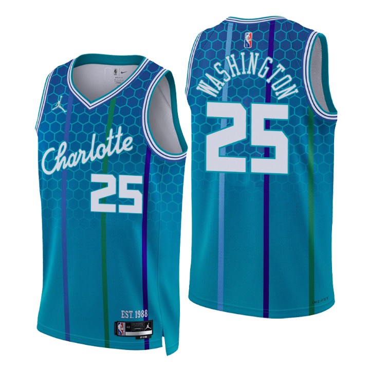2021-22 Charlotte Hornets P. J. Washington City 75th Anniversary Jersey