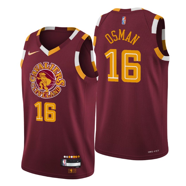 2021-22 Cleveland Cavaliers Cedi Osman City 75th Anniversary Jersey