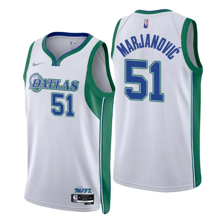 2021-22 Dallas Mavericks Boban Marjanovic City 75th Anniversary Jersey