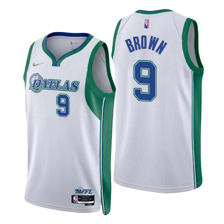 2021-22 Dallas Mavericks Moses Brown City 75th Anniversary Jersey