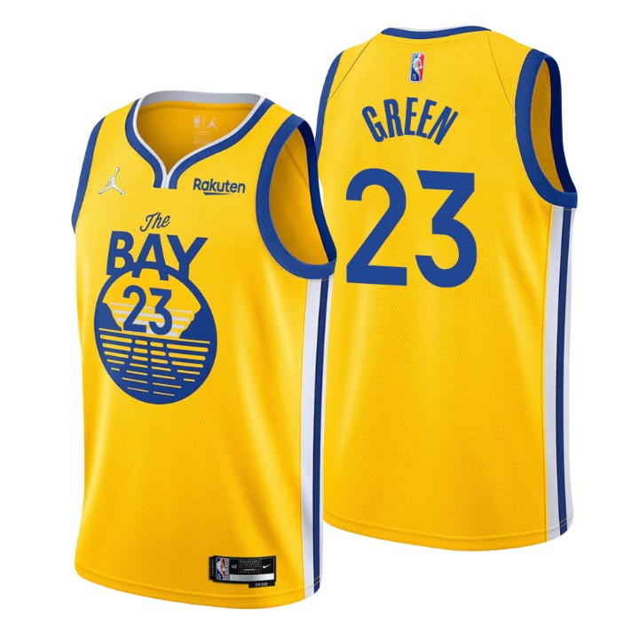 2021-22 Golden State Warriors Draymond Green Statement 75th Anniversary Jersey