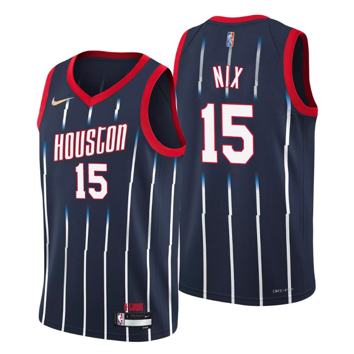 2021-22 Houston Rockets Daishen Nix City 75th Anniversary Jersey