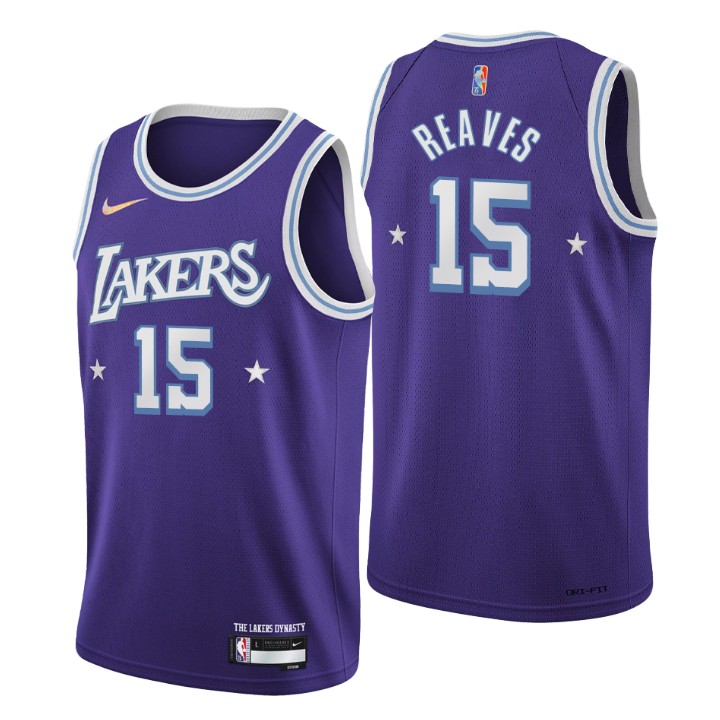 2021-22 Los Angeles Lakers Austin Reaves City 75th Anniversary Jersey