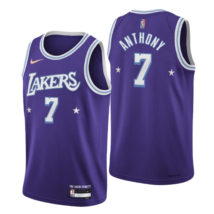 2021-22 Los Angeles Lakers Carmelo Anthony City 75th Anniversary Jersey