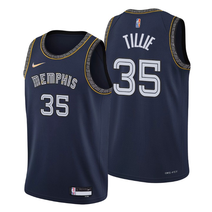 2021-22 Memphis Grizzlies Killian Tillie City 75th Anniversary Jersey