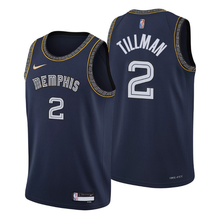 2021-22 Memphis Grizzlies Xavier Tillman City 75th Anniversary Jersey