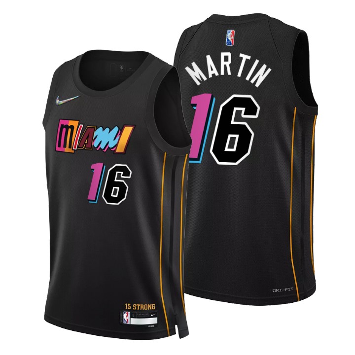 2021-22 Miami Heat Caleb Martin City 75th Anniversary Jersey