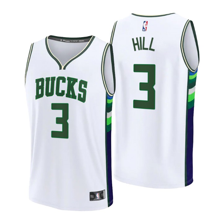 2021-22 Milwaukee Bucks George Hill Jersey City