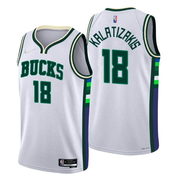 2021-22 Milwaukee Bucks Georgios Kalaitzakis City 75th Anniversary Jersey