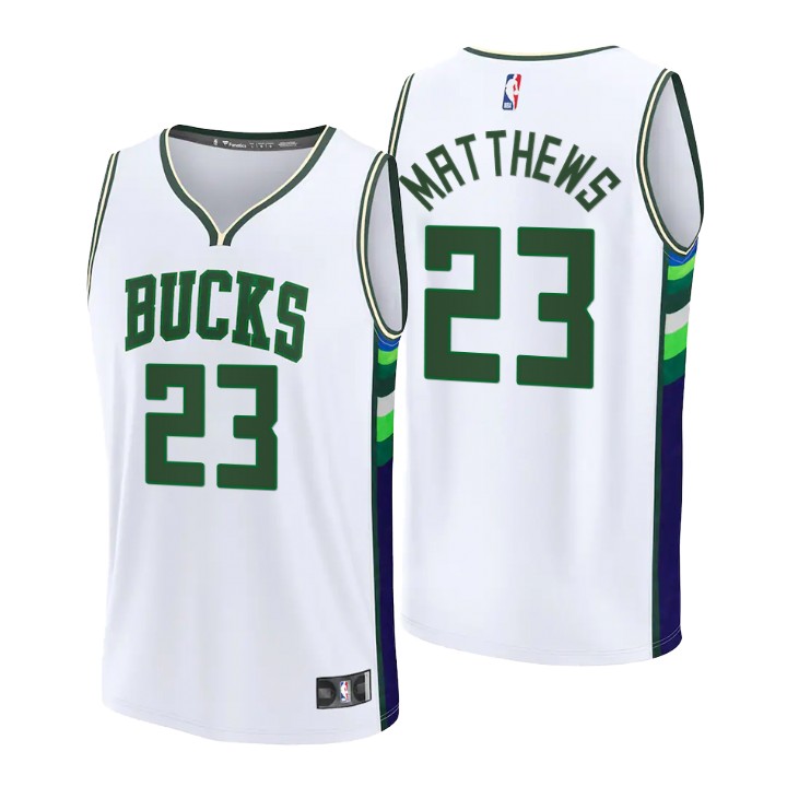 2021-22 Milwaukee Bucks Wesley Matthews Jersey City