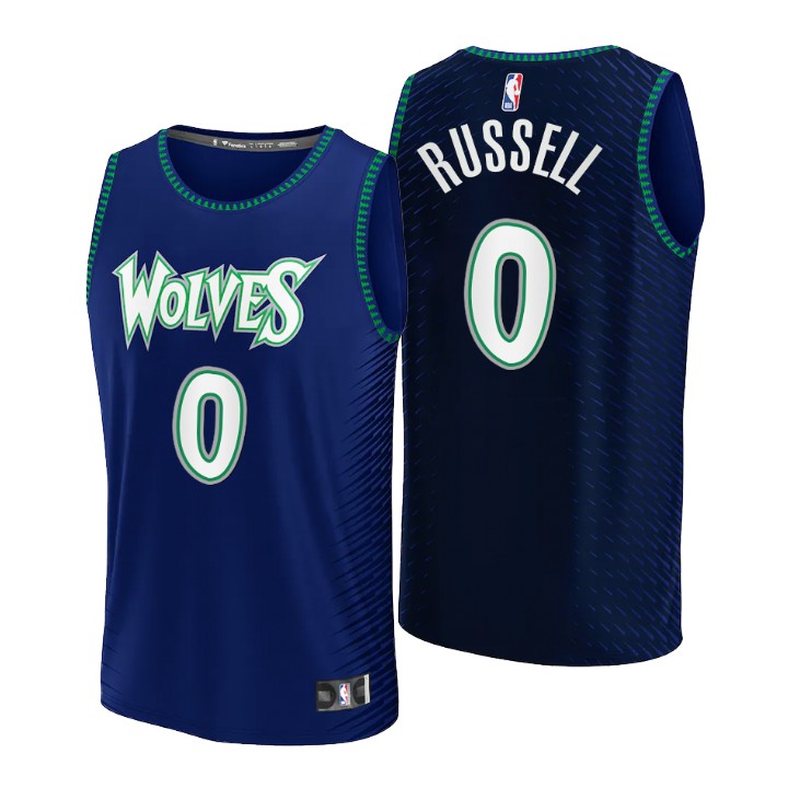2021-22 Minnesota Timberwolves D'angelo Russell Jersey City
