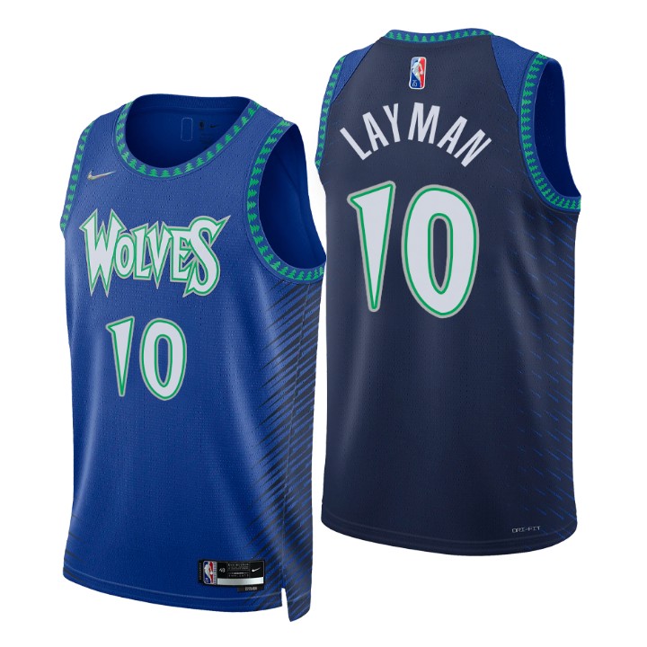 2021-22 Minnesota Timberwolves Jake Layman City 75th Anniversary Jersey