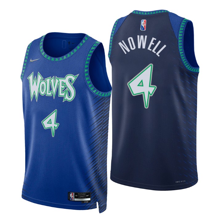 2021-22 Minnesota Timberwolves Jaylen Nowell City 75th Anniversary Jersey