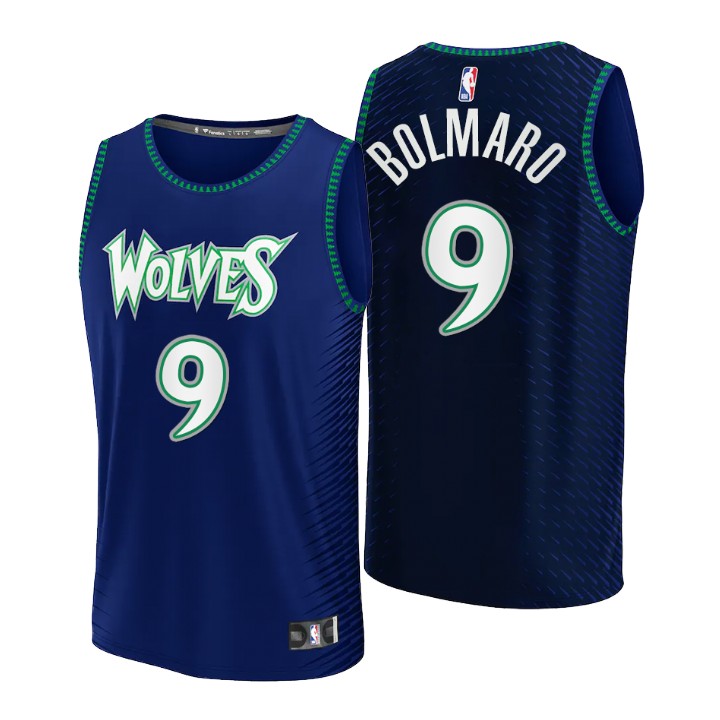2021-22 Minnesota Timberwolves Leandro Bolmaro Jersey City