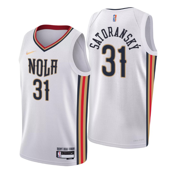 2021-22 New Orleans Pelicans Tomas Satoransky City 75th Anniversary Jersey