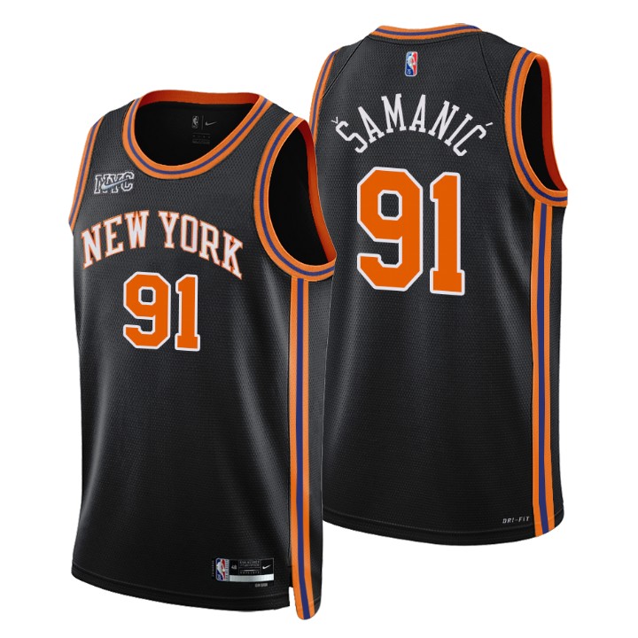 2021-22 New York Knicks Luka Samanic City 75th Anniversary Jersey