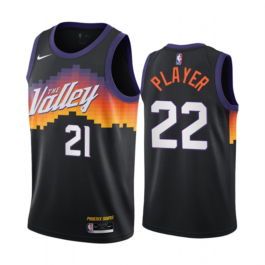 2021-22 Phoenix Suns 75th Anniversary Black Jersey Limited Edition