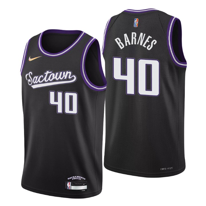 2021-22 Sacramento Kings Harrison Barnes City 75th Anniversary Jersey