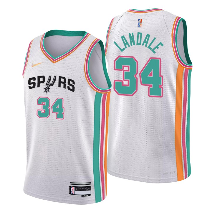 2021-22 San Antonio Spurs Jock Landale City 75th Anniversary Jersey