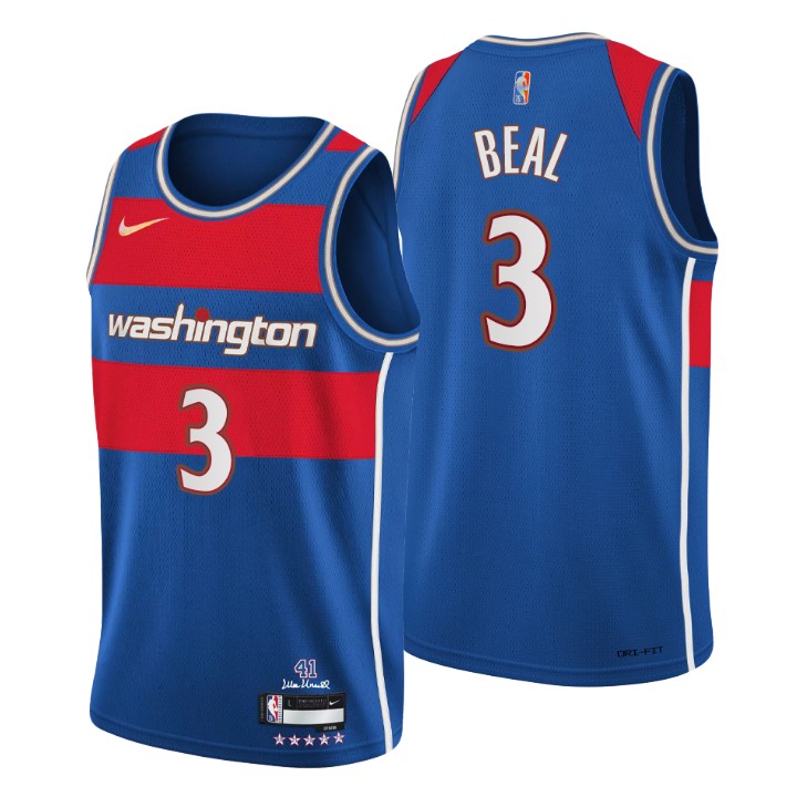2021-22 Washington Wizards Bradley Beal City 75th Anniversary Jersey