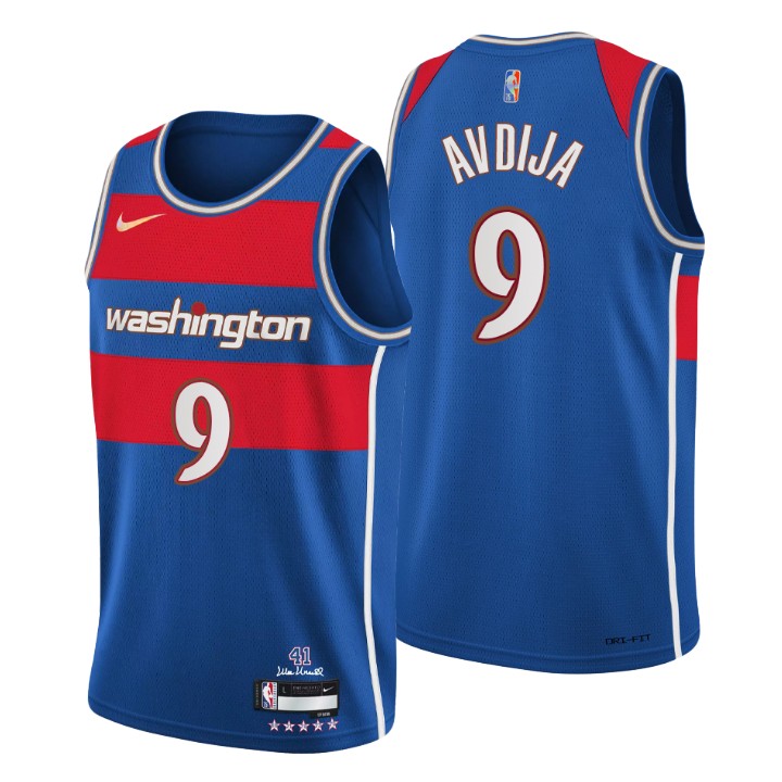 2021-22 Washington Wizards Deni Avdija City 75th Anniversary Jersey