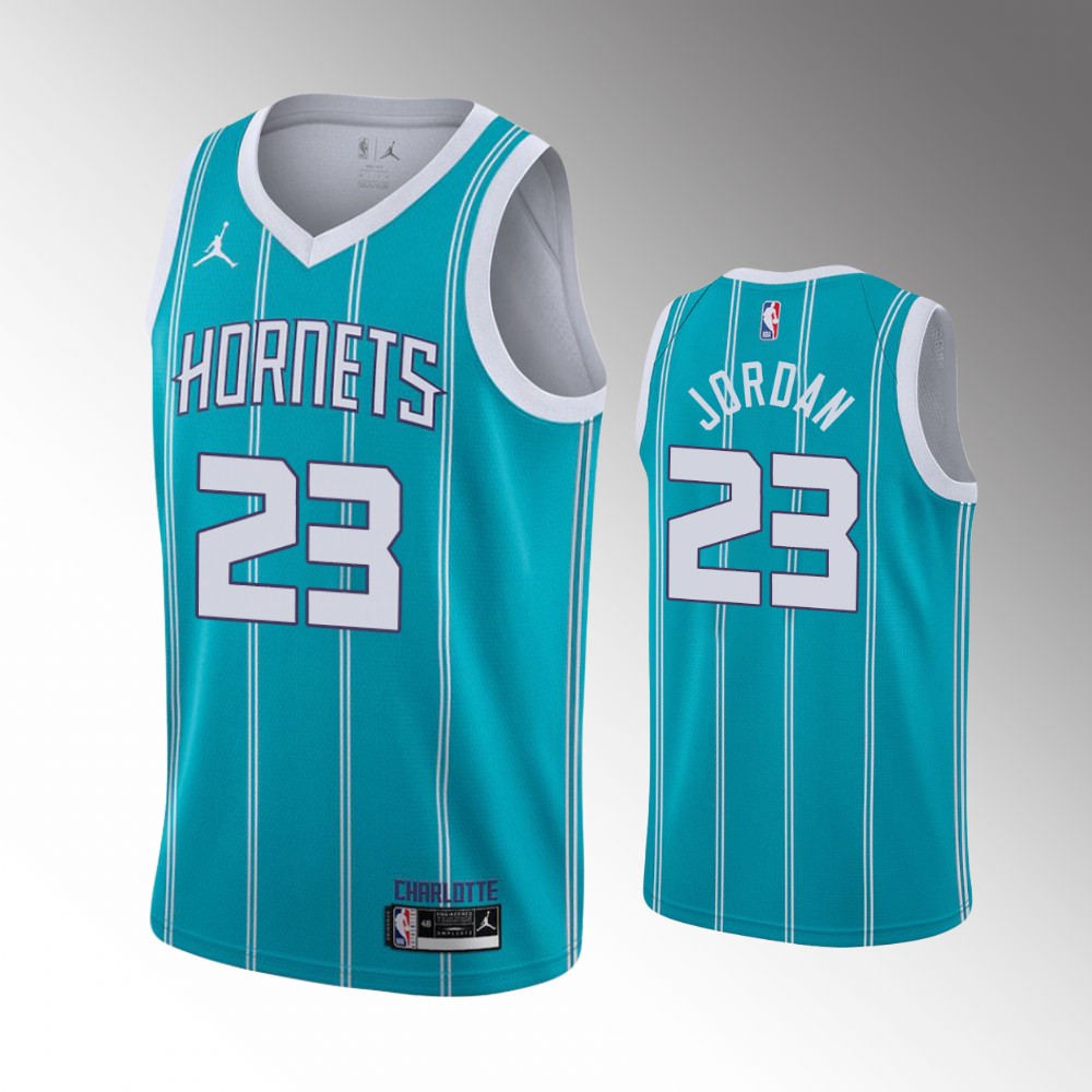 2021 Hornets #23 Michael Jordan Icon Edition Teal Owner-player Jersey