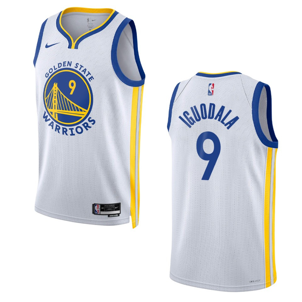 2022-23 Association Edition Golden State Warriors Andre Iguodala White Swingman Jersey